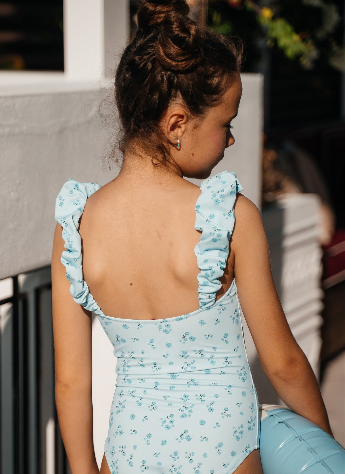 Piccoli Principi Australia 1pc Swimsuit - Blue Petals