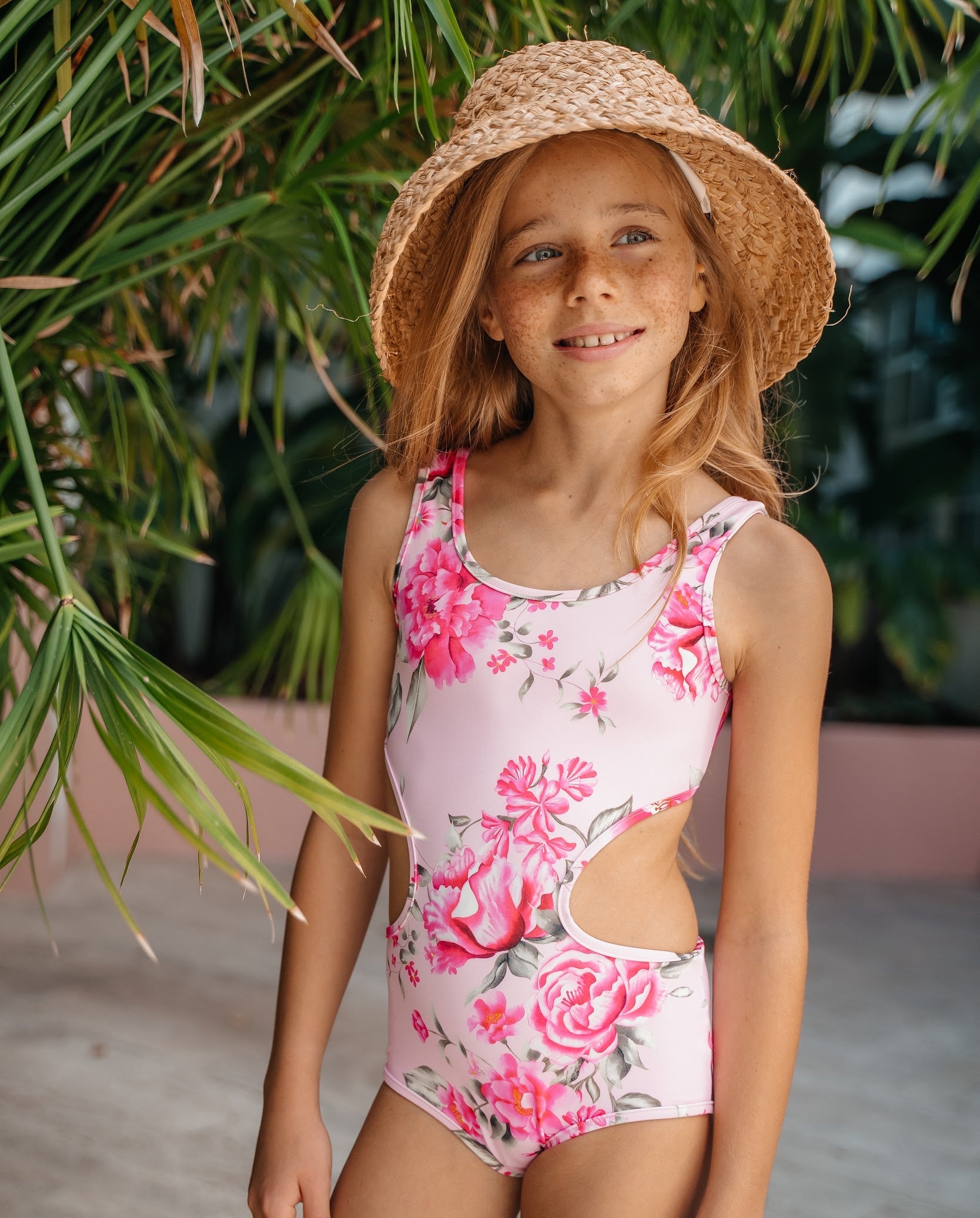 Piccoli Principi Turks & Caicos Side Cutout 1pc - Wild Rose
