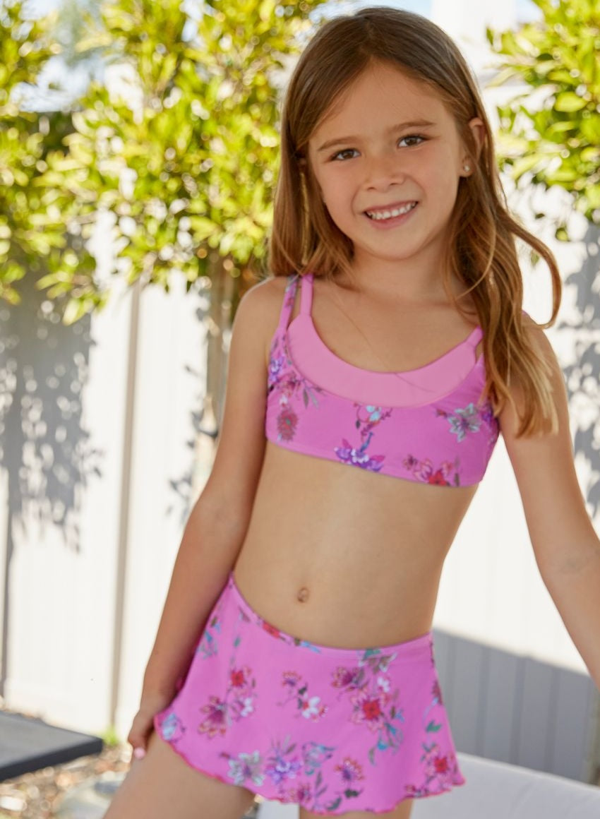 PQ Kids Garden Skirted Bikini