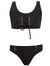 PQ Kids Black Lace Up Bikini - Everything But The PrincessPQ Swim