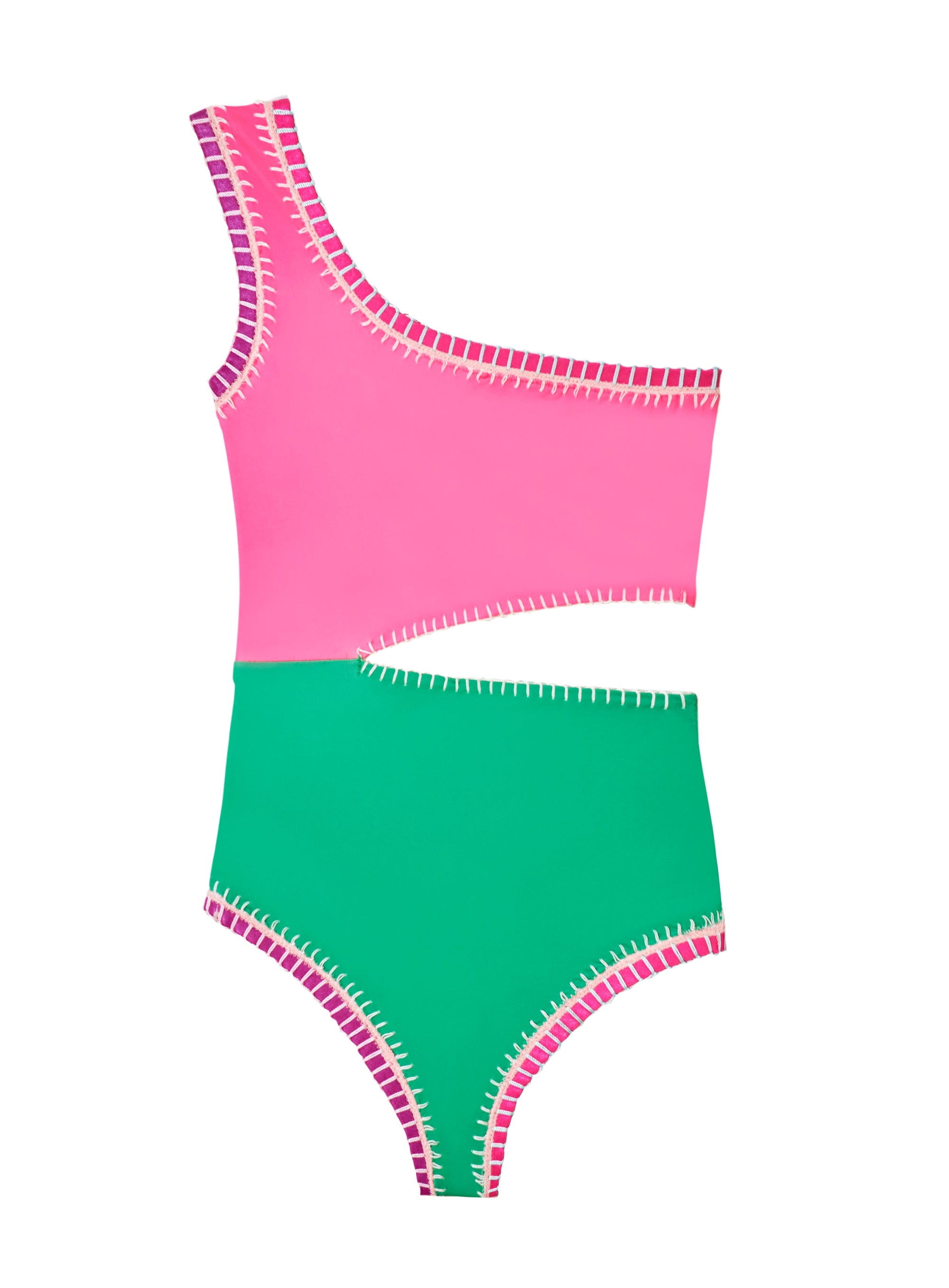 PQ Kids Kelly Ireland Rainbow Embroidered Cut Out One Piece - Everything But The PrincessPQ Swim