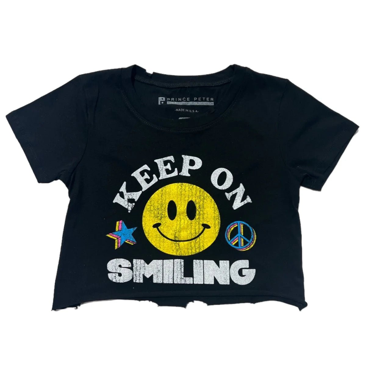 Prince Peter Black Keep On Smiling Tee - Everything But The PrincessPrince Peter