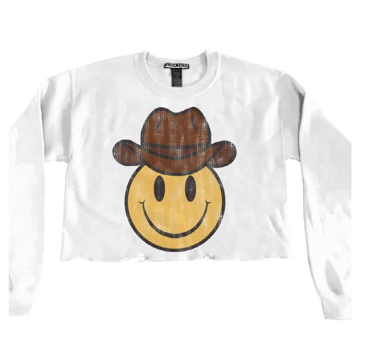 Prince Peter Cowboy Crop Sweatshirt
