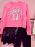 Prince Peter Neon Pink LA Crop Sweatshirt - Everything But The PrincessPrince Peter