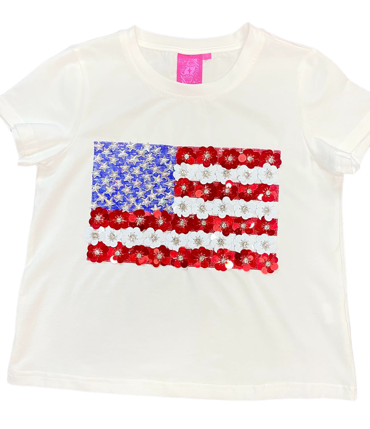 Queen Of Sparkles Kids Flag Tee - Everything But The PrincessQueen Of Sparkles