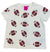 Queen Of Sparkles Kids Football Sequin Tee - Red & Black - Everything But The PrincessQueen Of Sparkles