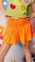 Queen Of Sparkles Kids Pleated Swing Shorts - Orange - Everything But The PrincessQueen Of Sparkles