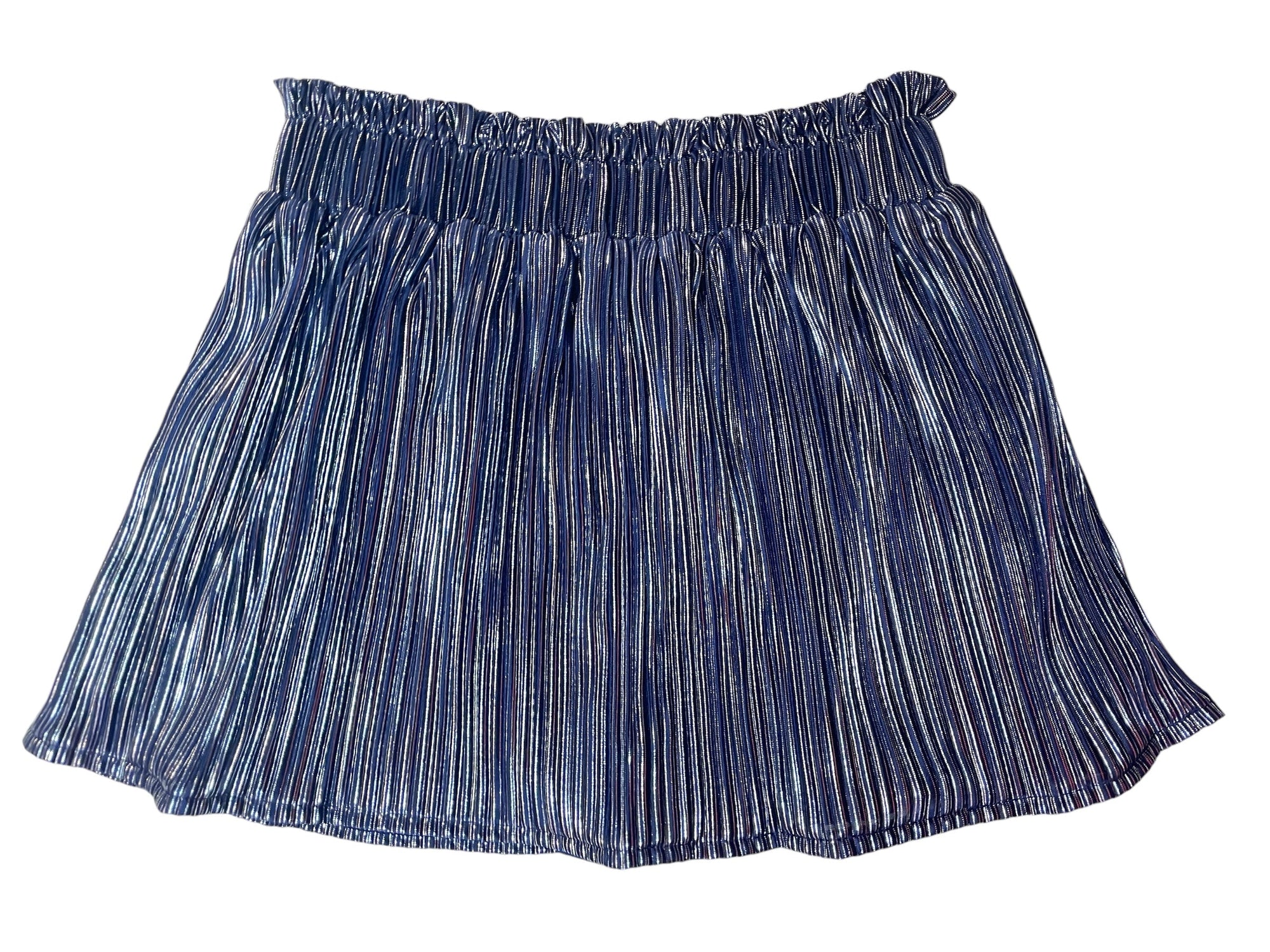 Queen Of Sparkles Kids Ribbed Skirt *Built In Shorts* - Navy/Silver - Everything But The PrincessQueen Of Sparkles