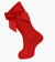 Carlomagno Bow Knee-Highs Socks - Red