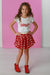 Red Sequin Heart Tutu Skirt - Everything But The PrincessSparkle Sisters