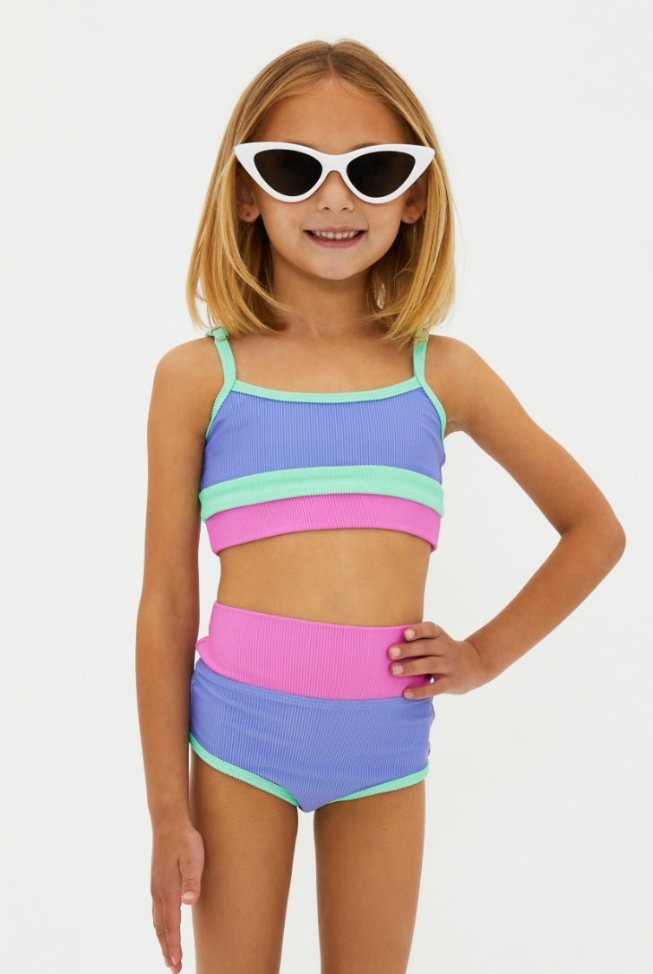 Beach Riot Kids Little Eva &amp; Emmy 2pc Swimsuit - High Tide Colorblock