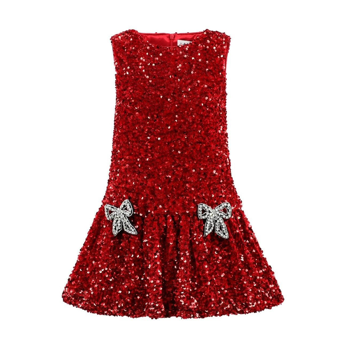 Lola + The Boys Ruby Bows Dress-Size 6