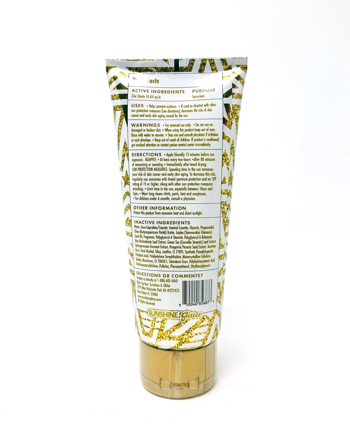 Sea Star Sparkle SPF 30 Gold Glitter Sunscreen - All The Sparkle - Everything But The PrincessSunshine &amp; Glitter