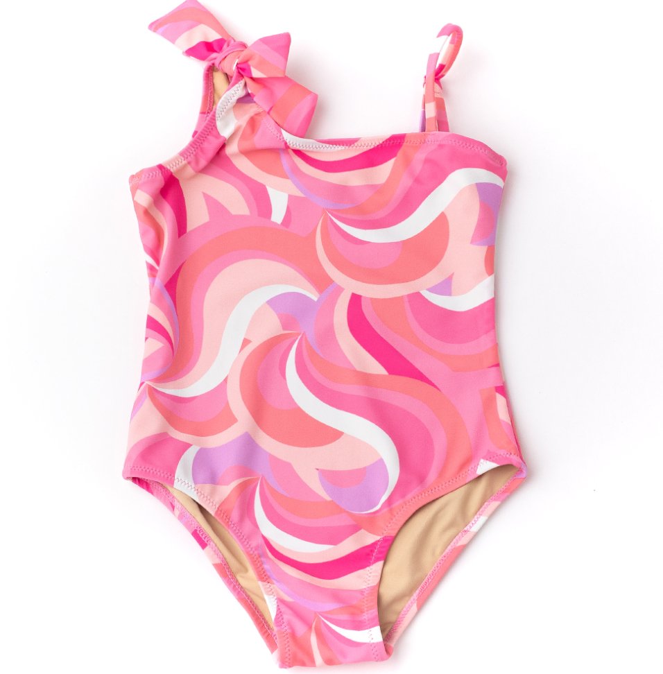 Shade Critters Pink Waves 1pc Swimsuit - Everything But The PrincessShade Critters