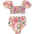 Shade Critters Retro Blossom High Waisted 2pc Swimsuit - Everything But The PrincessShade Critters