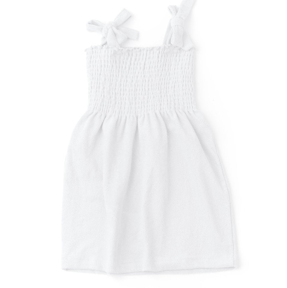 Shade Critters Terry Dress - White - Everything But The PrincessShade Critters