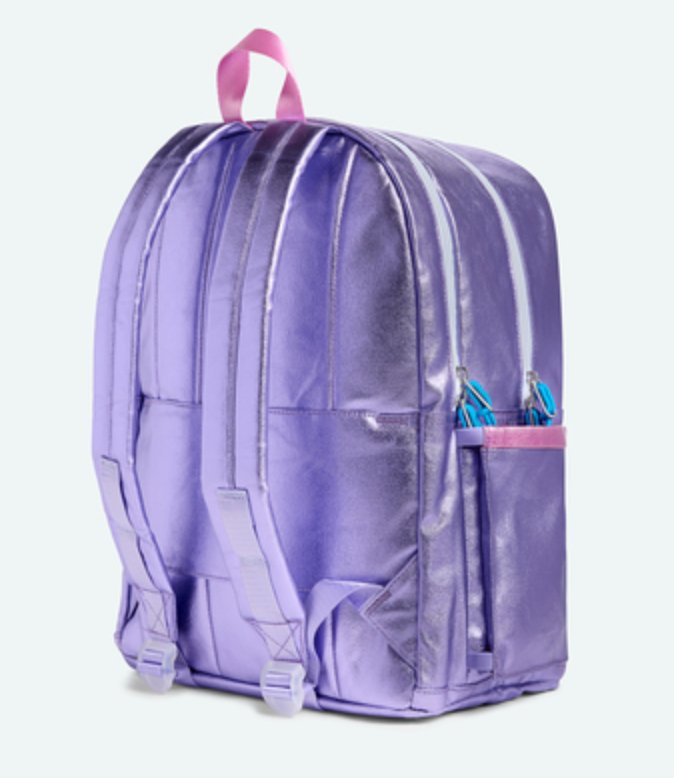 State Bags Kane Kids Double Pocket 16&quot; Backpack - Metallic Patchwork * Preorder* - Everything But The PrincessState Bags