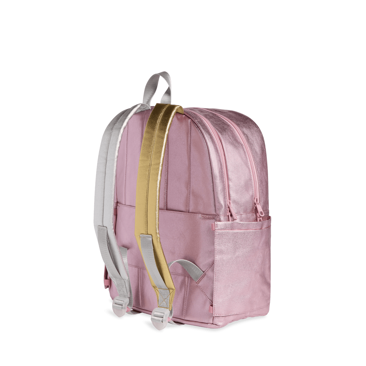 State Bags Kane Kids Double Pocket 16&quot; Backpack - Metallic Pink * Preorder* - Everything But The PrincessState Bags