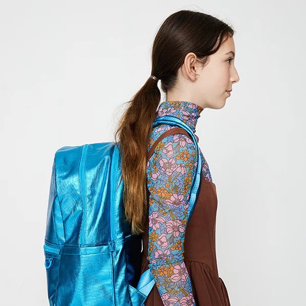 State Bags Kane Kids Large 17&quot; Backpack - Metallic Blue * Preorder* - Everything But The PrincessState Bags