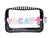 Glam Embroidered Letter Pouch - Striped Vacay