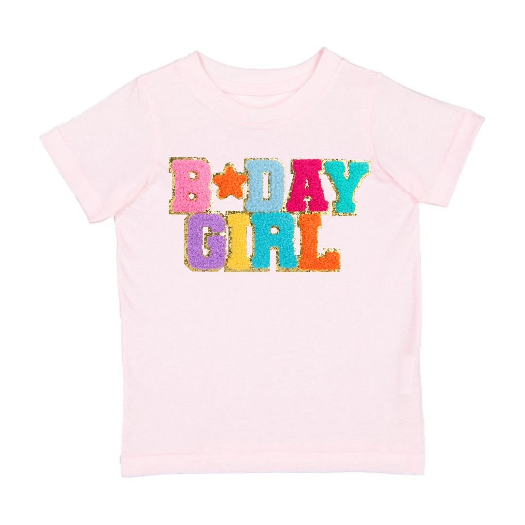 Sweet Wink Birthday Girl Patch T-Shirt - Pink - Everything But The PrincessSweet Wink