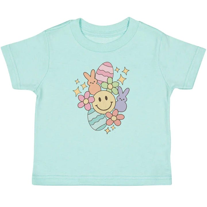 Sweet Wink Easter Doodle Short Sleeve T-Shirt - Aqua - Everything But The PrincessSweet Wink