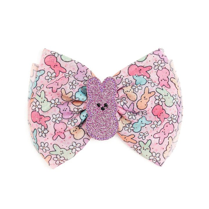 Sweet Wink Easter Peeps Tulle Bow Clip - Everything But The PrincessSweet Wink