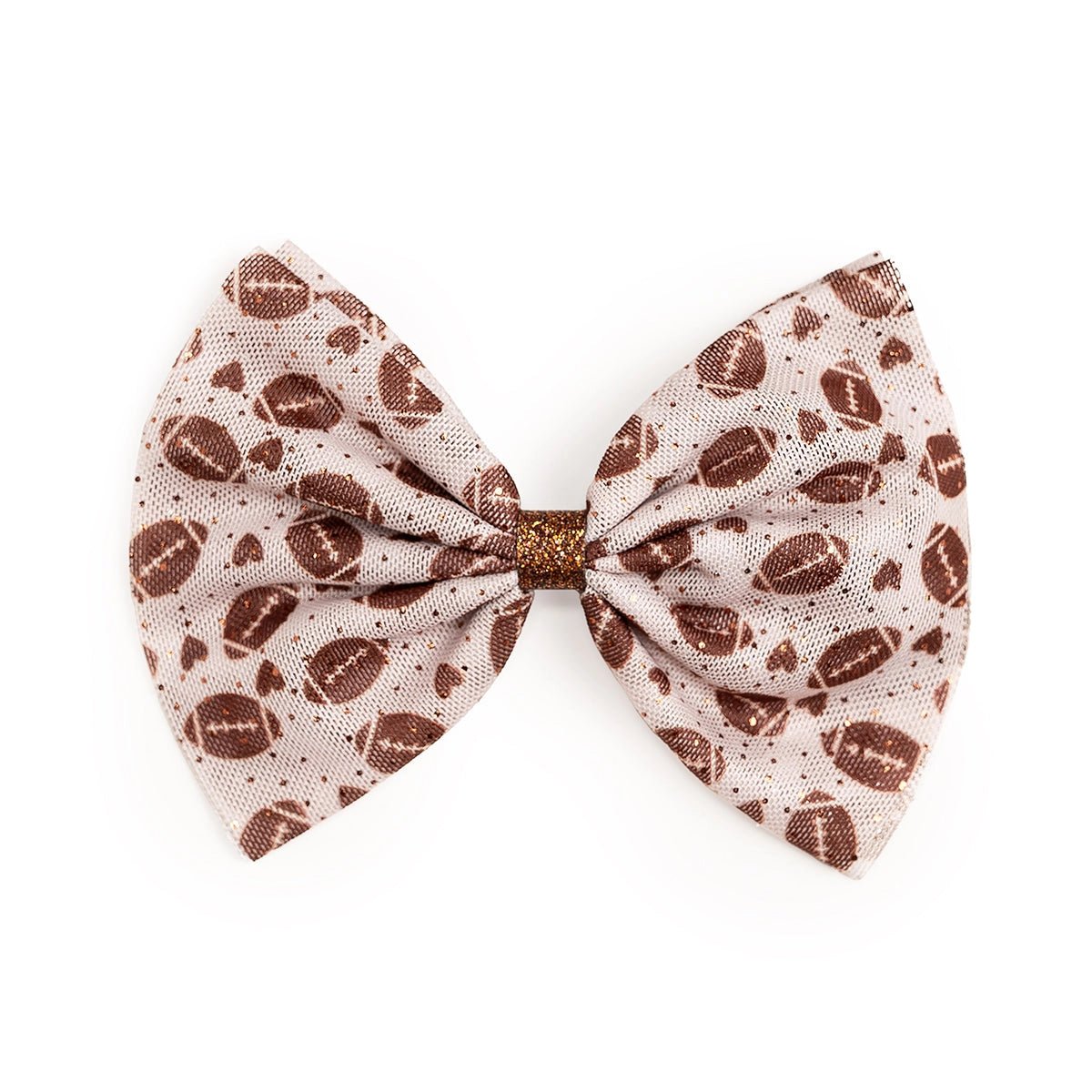 Sweet Wink Football Love Tulle Bow Clip - Everything But The PrincessSweet Wink