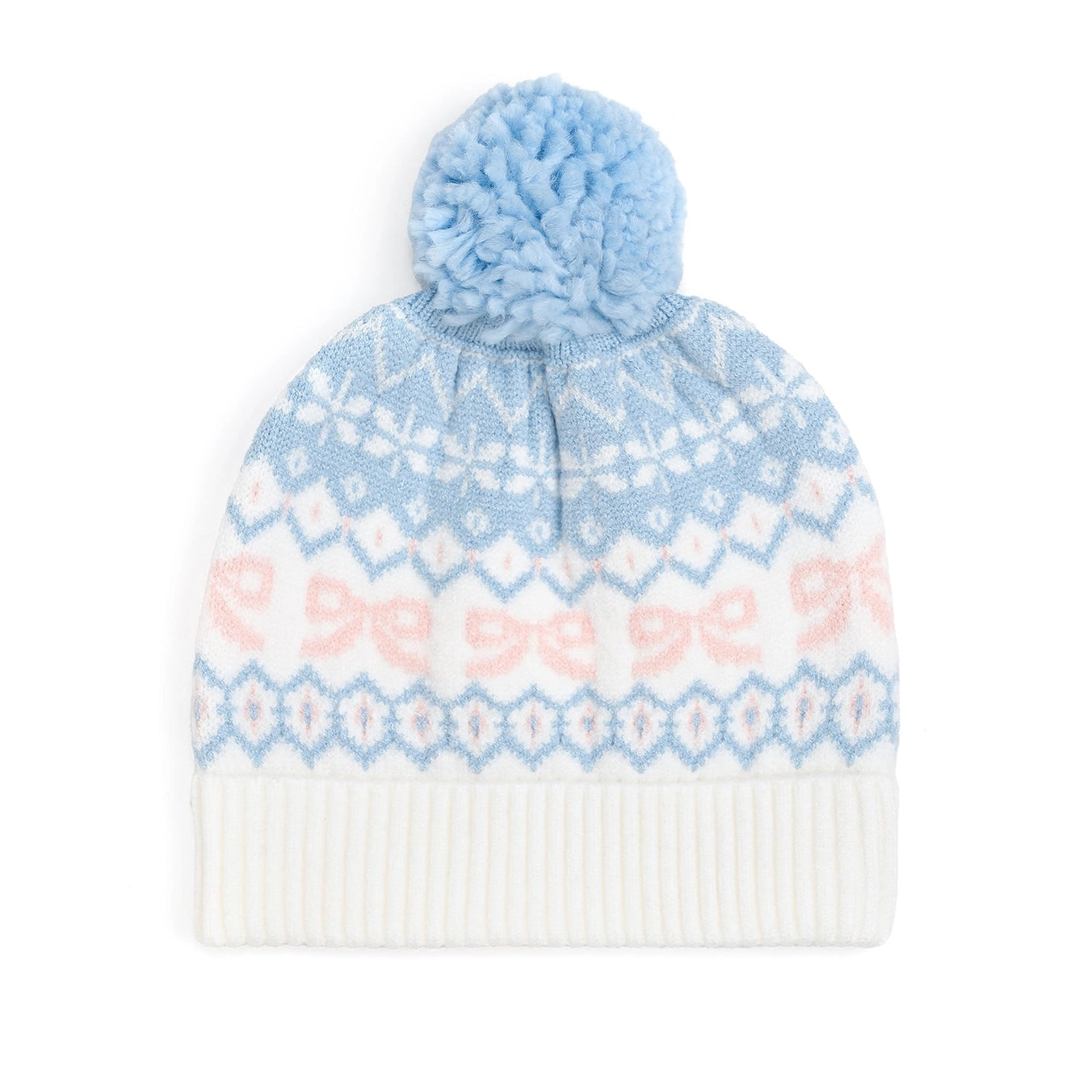 Sweet Wink Frost Fair Isle Beanie