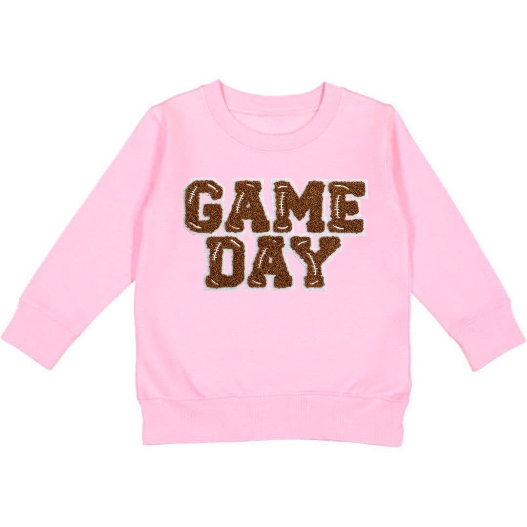 Sweet Wink Pink Game Day Patch Sweatshirt - Everything But The PrincessSweet Wink