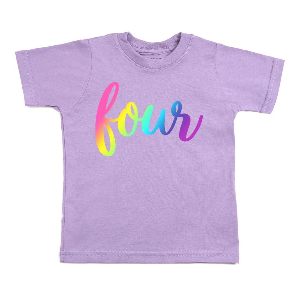 Sweet Wink Purple Birthday Girl Tee - Four - Everything But The PrincessSweet Wink