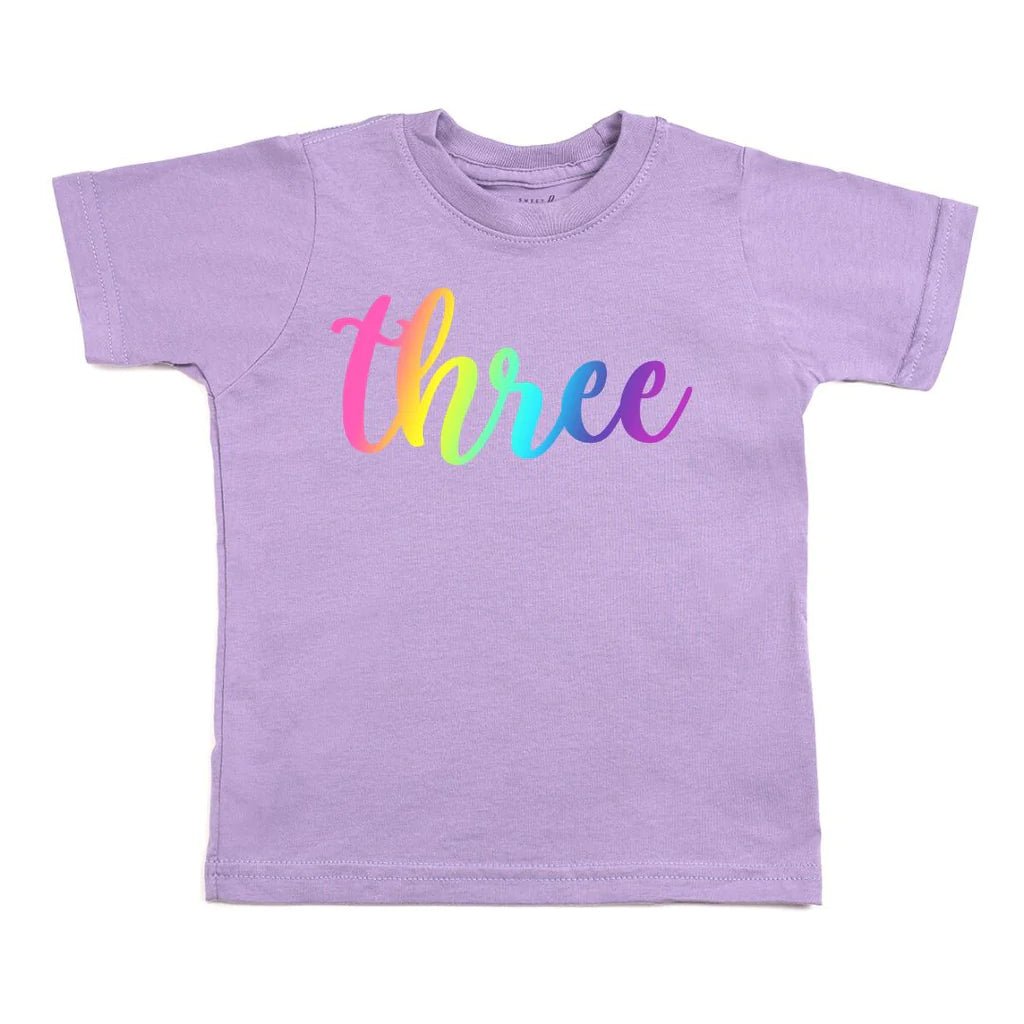 Sweet Wink Purple Birthday Girl Tee - Three - Everything But The PrincessSweet Wink