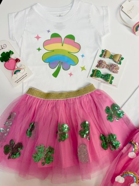 Sweet Wink Rainbow Clover Tee - Everything But The PrincessSweet Wink