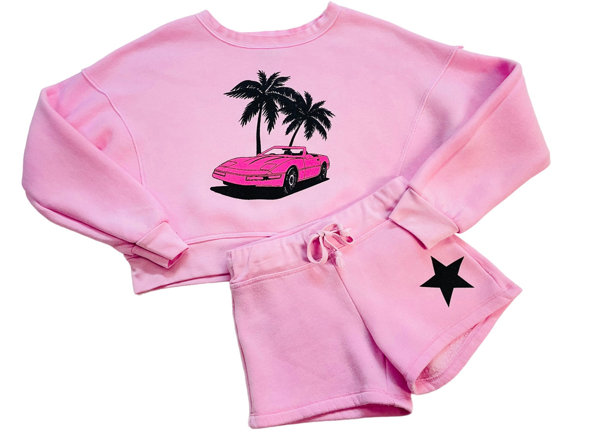 T2Love Bubblegum Star Drawstring Short - Everything But The PrincessT2love