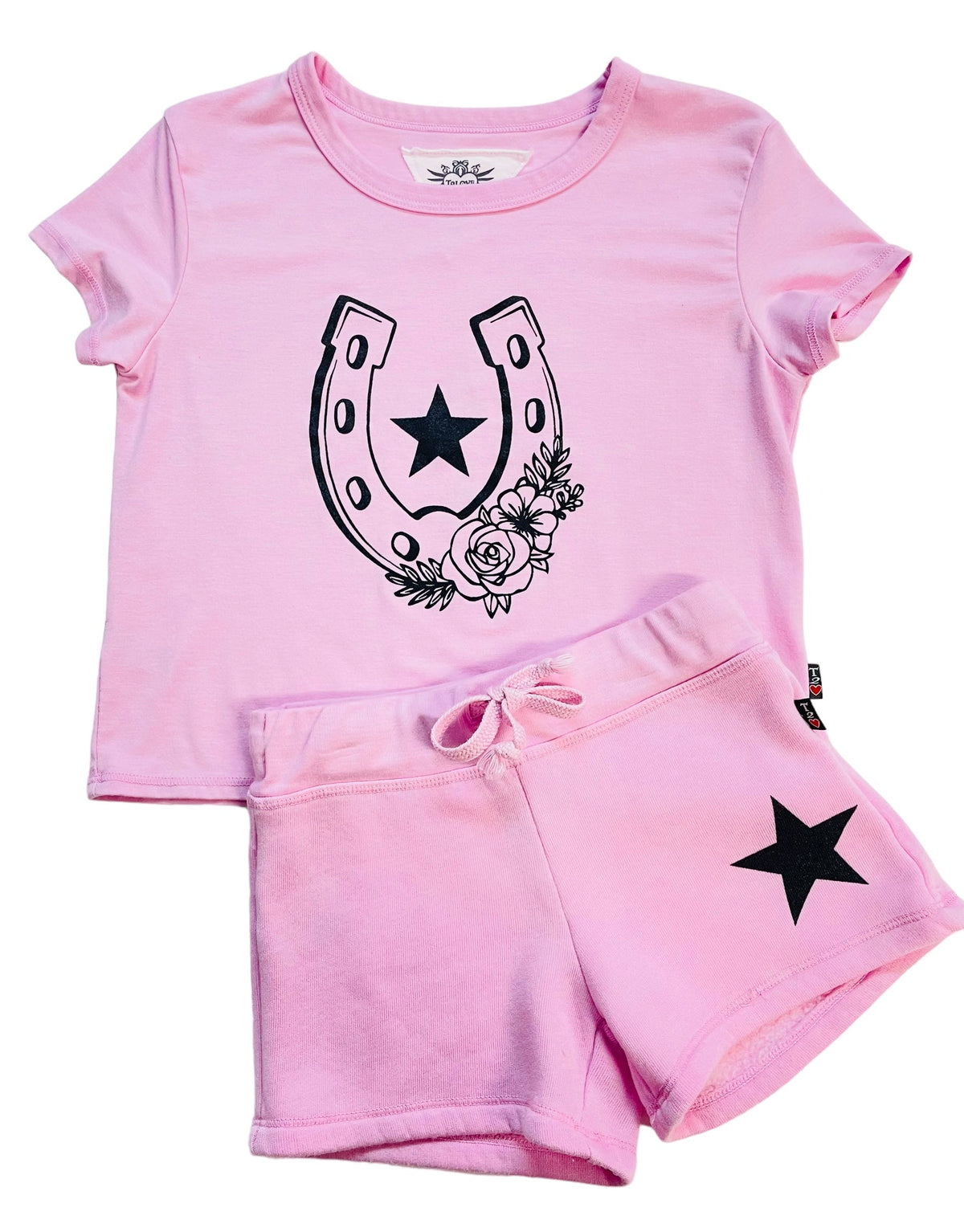 T2Love Bubblegum Star Drawstring Short - Everything But The PrincessT2love