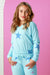 T2Love Cotton Blue Star Print Hooded Sweatshirt - Everything But The PrincessT2love