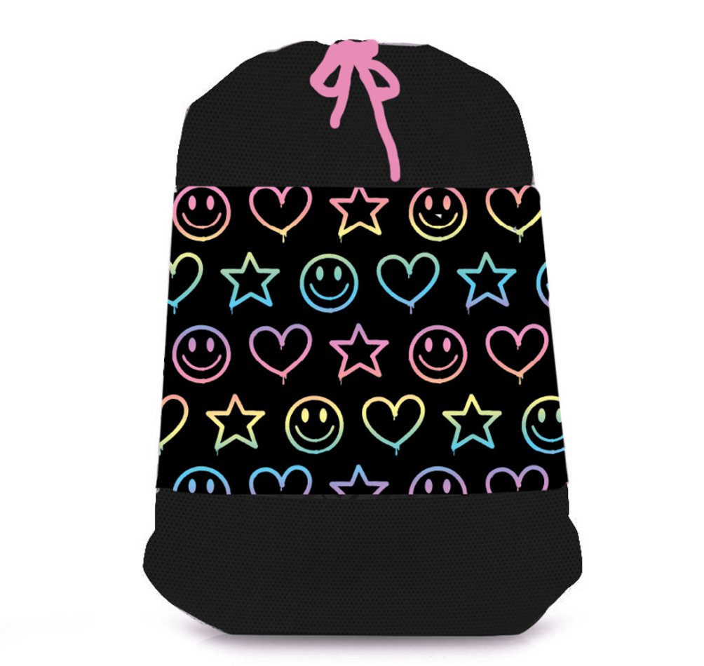 Top Trenz Mesh Laundry Bag - Smiles &amp; Hearts - Everything But The PrincessTop Trenz