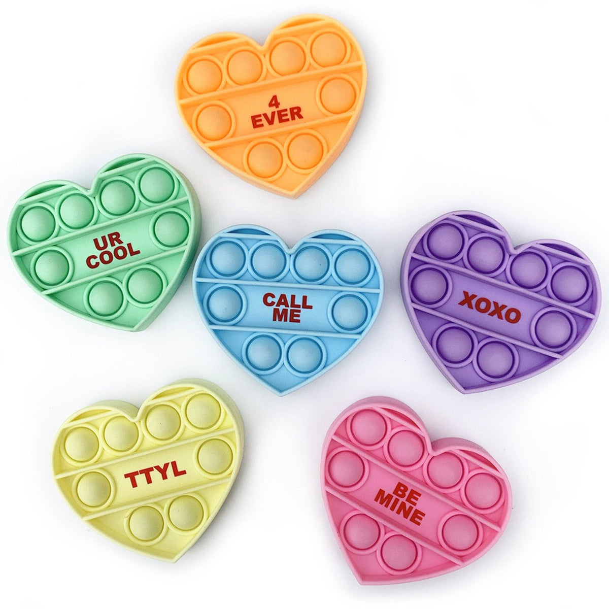 Top Trenz Pop Fidgety MINI&#39;s - Conversation Heart - Everything But The PrincessTop Trenz