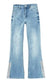 Tractr Bling Side Slit Flare Jean - Everything But The PrincessTractr