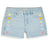 Tractr Indigo Colorful Heart Light Denim Shorts - Everything But The PrincessTractr