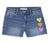 Tractr Indigo Colorful Heart Denim Shorts * Sizes 4-12 *