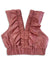 Tru Luv Mauve Pleather Ruffled Top- Size 14 - Everything But The PrincessTru Luv