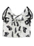 Tru Luv White & Black Palm Print Criss Cross Back Smocked Top - Everything But The PrincessTru Luv