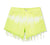 Truce Lime Denim Fringe 5 Pocket Shorts - Everything But The PrincessTruce