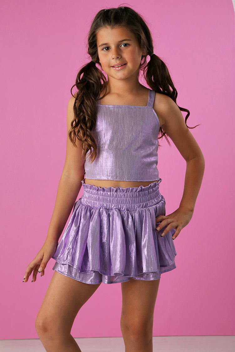 Tweenstyle 2pc Swing Tank &amp; Short Set - Purple - Everything But The PrincessTweenstyle by Stopher