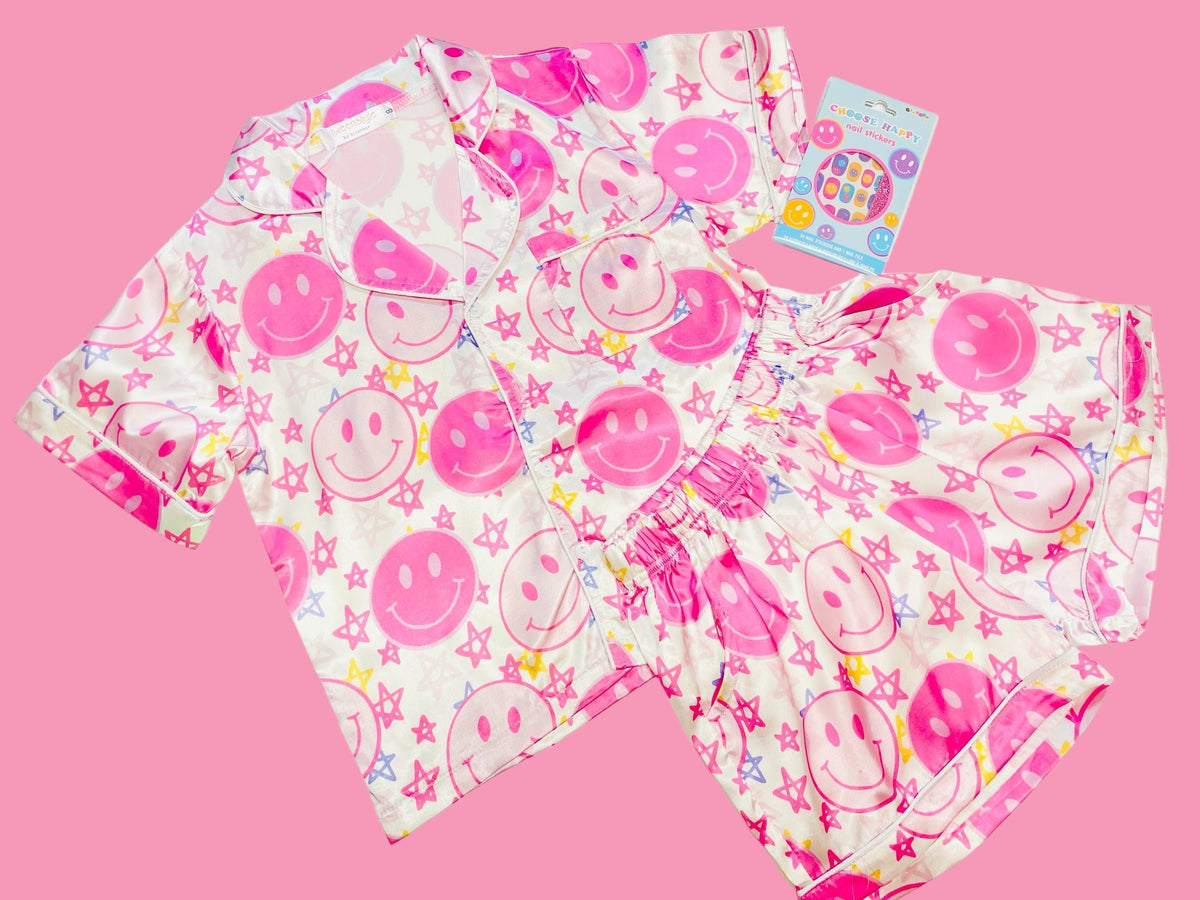 Tweenstyle Loungewear Set - Smiley &amp; Stars - Everything But The PrincessTweenstyle by Stopher