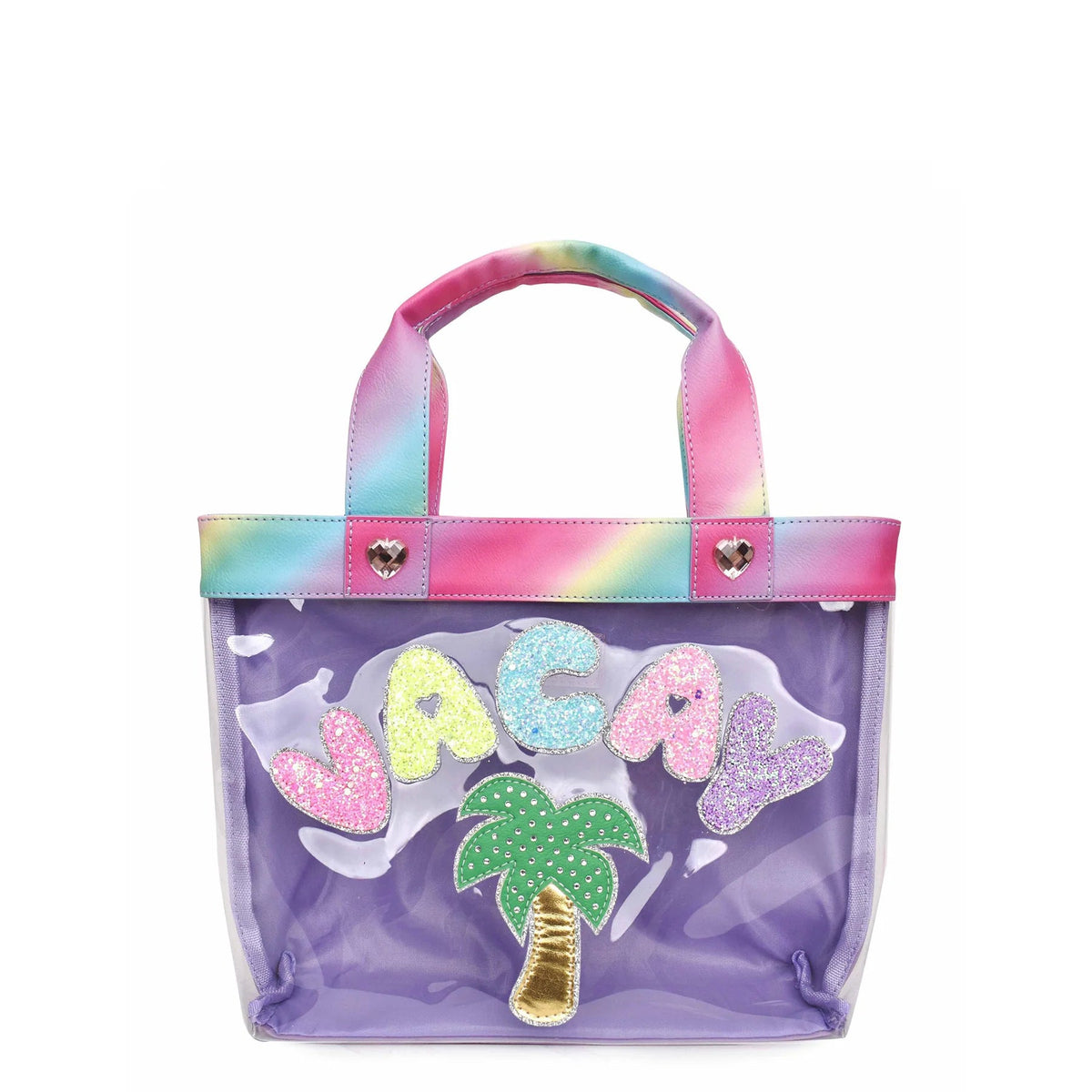 Vacay Clear Purple Mini Tote Bag - Everything But The PrincessOMG