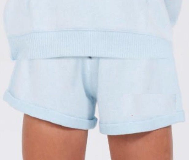 Vintage Havana Baby Blue Hacci Shorts - Everything But The PrincessVintage Havana