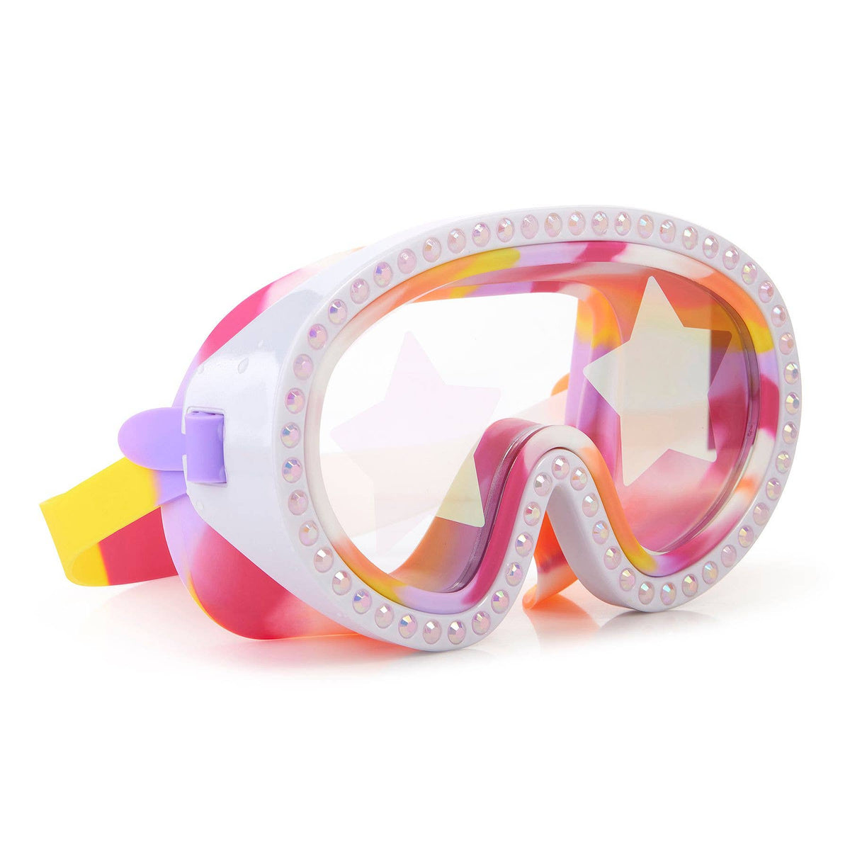 Bling20 Rainbow Star Glitter Swim Mask