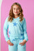 T2Love Cotton Blue Star Print Hooded Sweatshirt